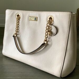 kate spade- Cream Shoulder Bag